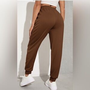 Members Mark Brown Jogger Pants